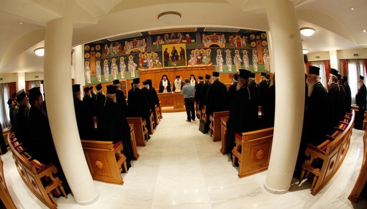 The Bishops’ Council of the Greek Orthodox Church. Photo: Romfea