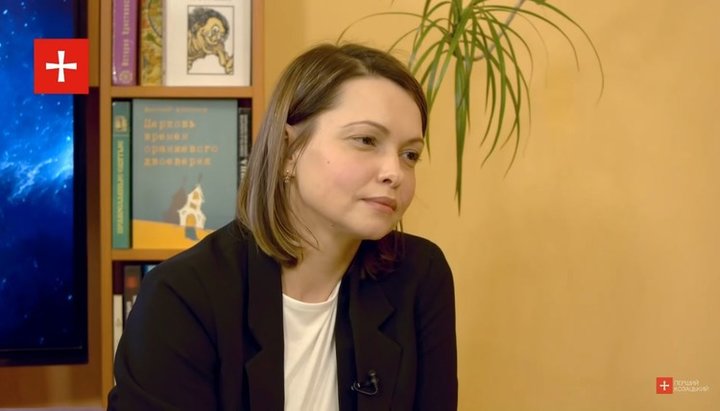 Lawyer Lesia Alexandridi. Photo: screenshot of the video, YouTube channel “1Kozak”