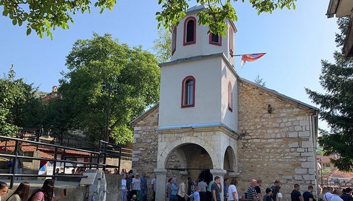 Црква Успења Пресвете Богородице у Ораховцу. Фото: ФБ Парохија Ораховачка