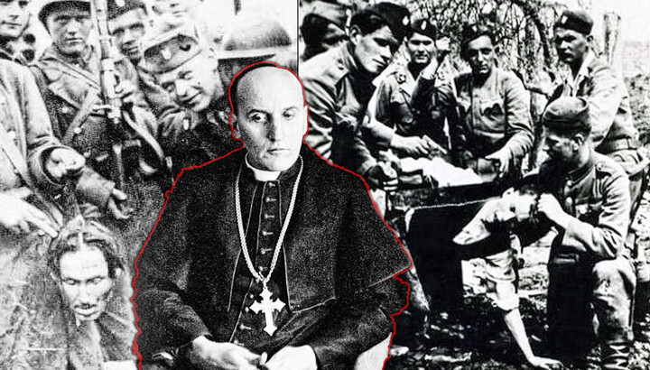 Надбискуп геноцида и оно што је благосиљао: по подацима више извора (нпр. Међународне комисије за истину о Јасеновцу), чак 1400 католичких свештеника, фратара и часних сестара директно су учествовали у најкрвавијим убиствима Срба у Другом светском рату.  