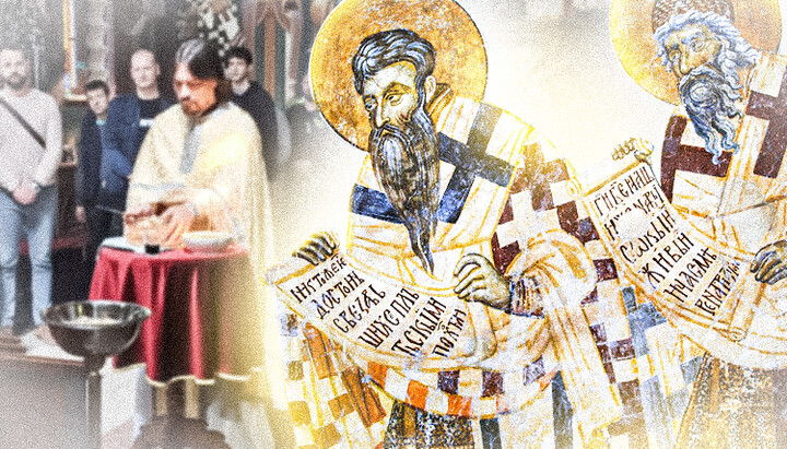 Протојереј Благоје Катић благосиља славске дарове 