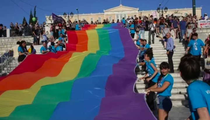 ЛГБТ прајд у Атини. Фото: npr.org