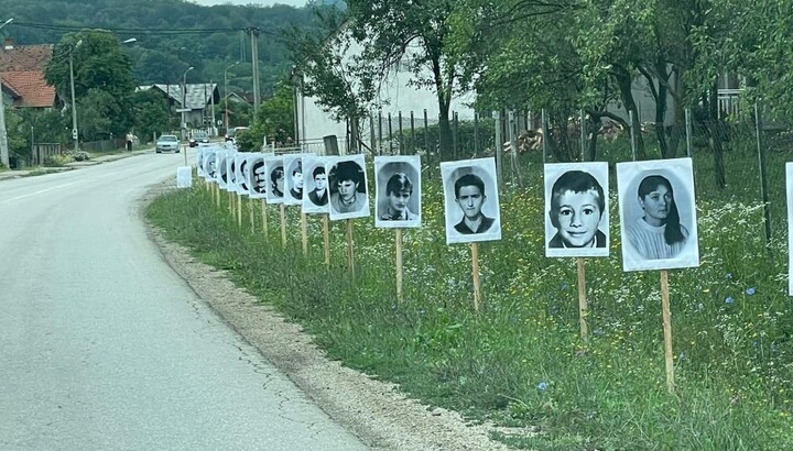 Српске жртве из околине Братунца и Сребренице. Фото: Деспотовина