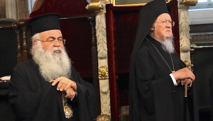 Архиепископ Георгије и патријарх Варталомеј. Фото: orthodoxia.info