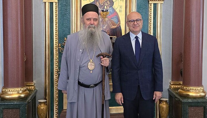 Митрополит Фотије примио Милоша Вучевића