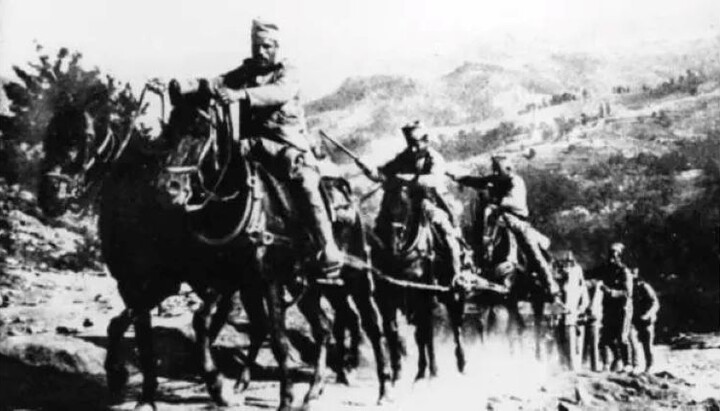 Коњска запрега српске војске у Церској бици. Фото: Профимедиа