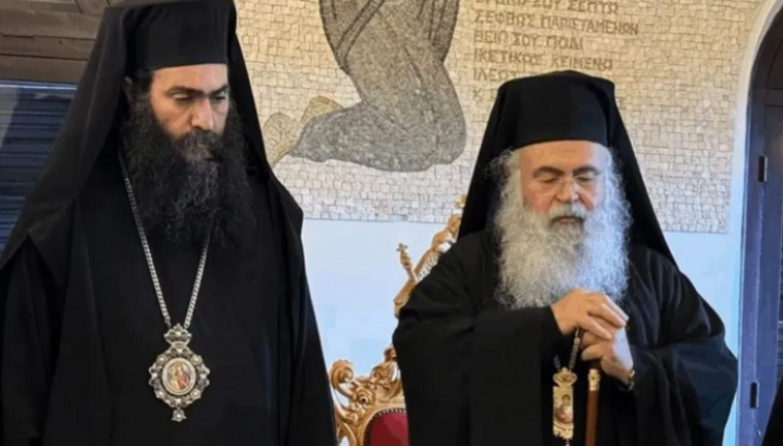 Митрополит Тихик и архиепископ Георгије. Фото: cyprusnews