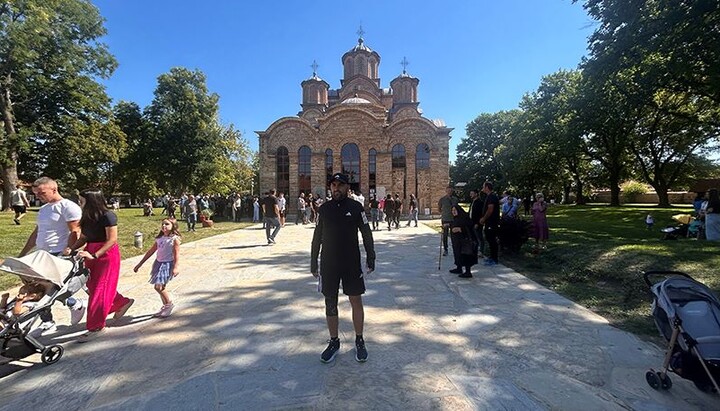 Драган Арсић пред полазак на пут. Фото: Радио Ким