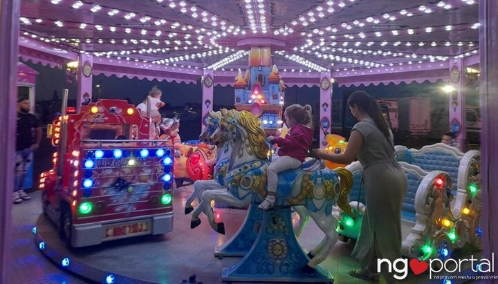 Провод за најмлађе на Малогоспојинском вашару у Неготину. Фото: ngportal.rs