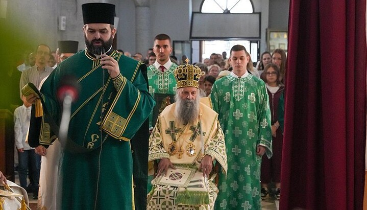 На празничној Литургији. Фото: СПЦ