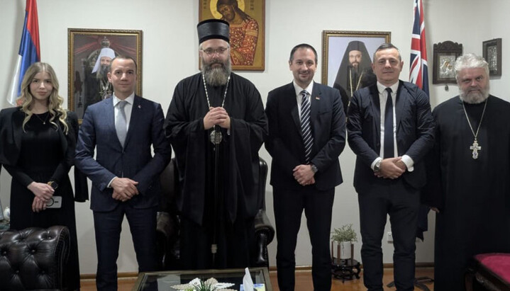 Висока делегација Србије код митрополита Силуана. Фото: СПЦ