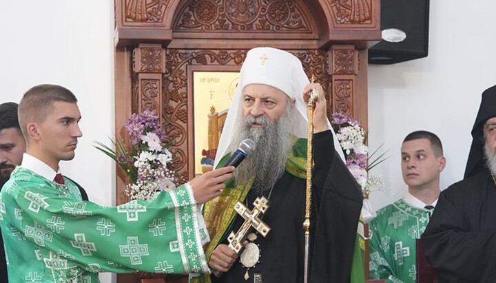 Патријарх Порфирије беседи у Марибору. Фото: СПЦ