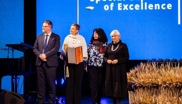 Додела Жива награде. Фото: Епархија захумскохерцегпвачка и приморска. 