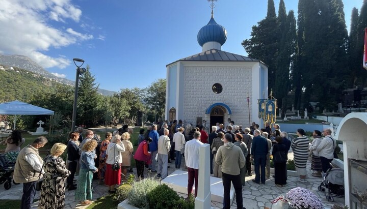Слава Храма Светог Фјодора Ушакова. Фото: Митрополија црногорско-приморска.