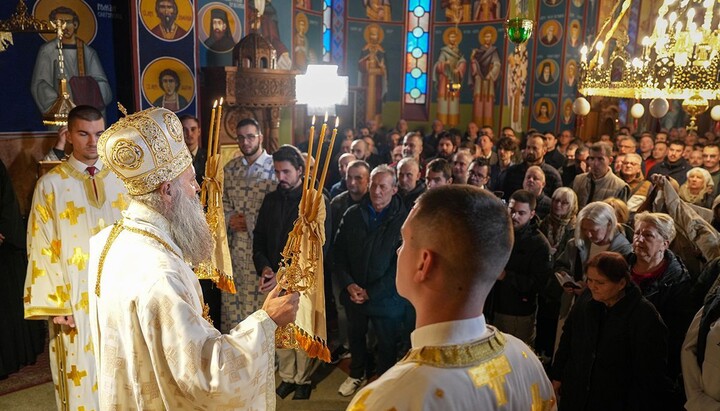 Богослужење у Раковици. Фото: СПЦ