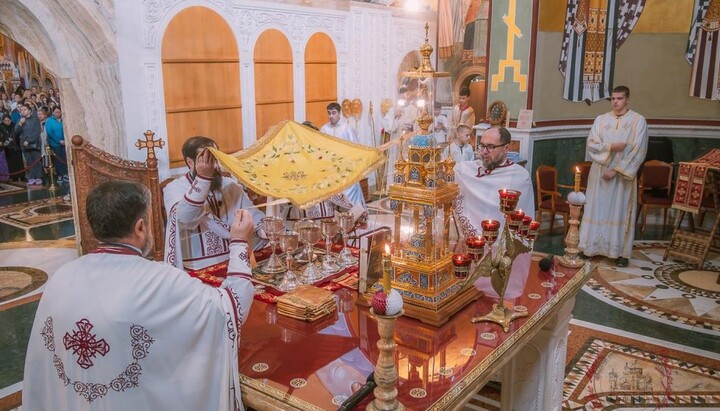 Литургија у Подгорици. Фото: Митрополија црногорско-приморска.