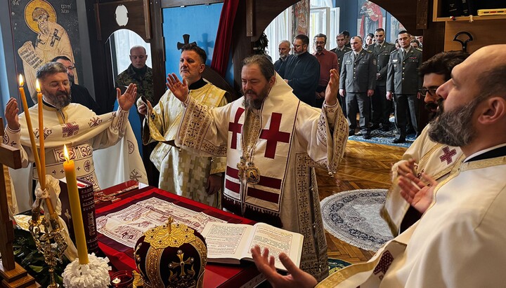 Слава Копнене бригаде Војске Србије. Фото: СПЦ