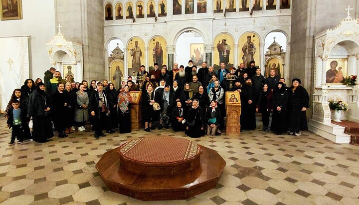 Грузини у Никшићу. Фото: Епархија будимљанско-никшићка.