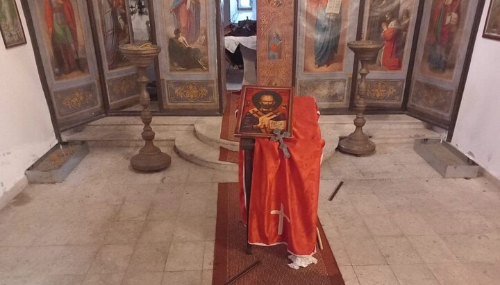 Злочин у  Улцињу. Фото: Митрополија црногорско-приморска.