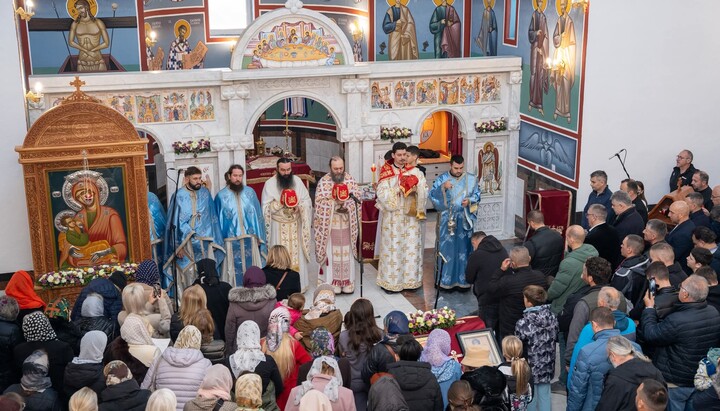У Лучанима дочекана икона  Богородице Млекопитатељнице 