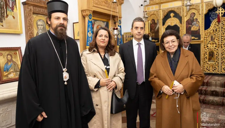 Министарке културе посетиле Цетињски манастир .Фото: Епархија будимљанско-никшићка. 