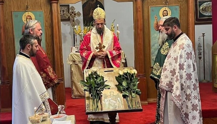 Са празничне Литургије у Лас Вегасу. Фото: Епархија захумско-херцеговачка