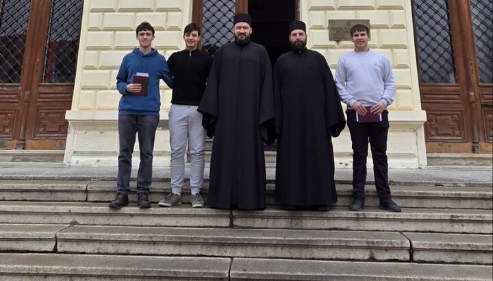 Званичници из Ваљева у Сремским Карловцима.