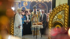 Пресвета Богомајка као узор монасима – позив на даривање љубави. Патријарх 