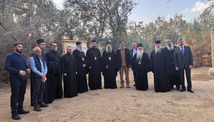 Патријарх Порфирије у Јордану. Фото:СПЦ